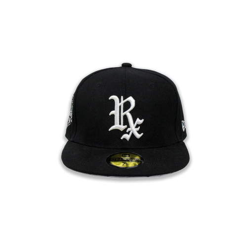 Black Rx Fitted Hat