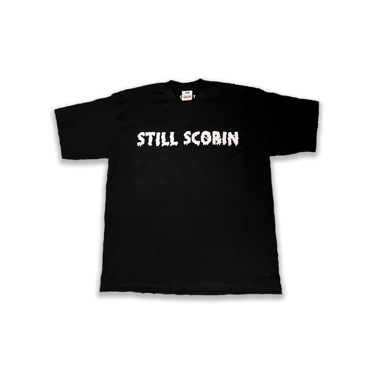 Black Still ScoRxin Reflective Tee