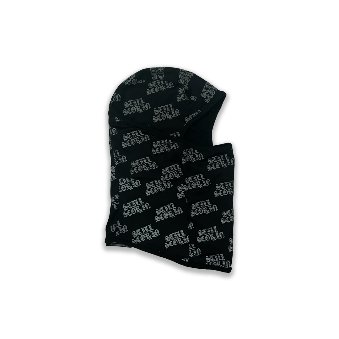 Reflective All Over Pattern Ski Mask