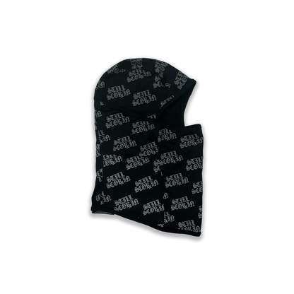 Reflective All Over Pattern Ski Mask