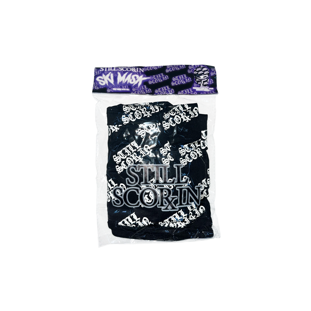 Reflective All Over Pattern Ski Mask