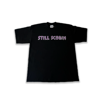 Black Still ScoRxin Reflective Tee