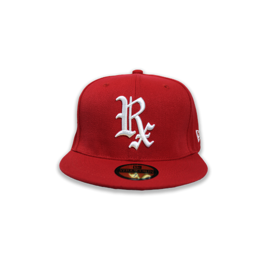 Red Rx Fitted Hat