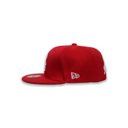 Red Rx Fitted Hat