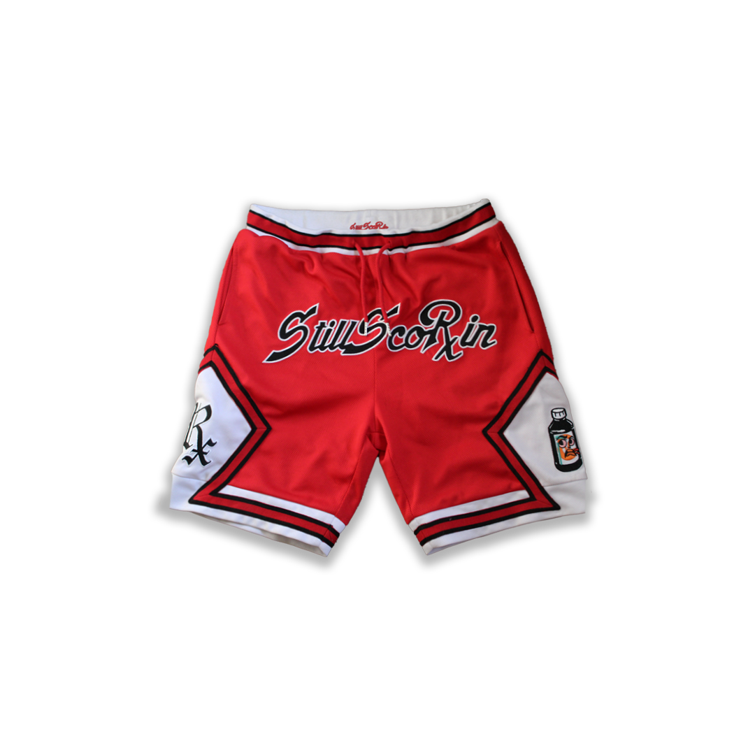 Red Rx Basketball Shorts