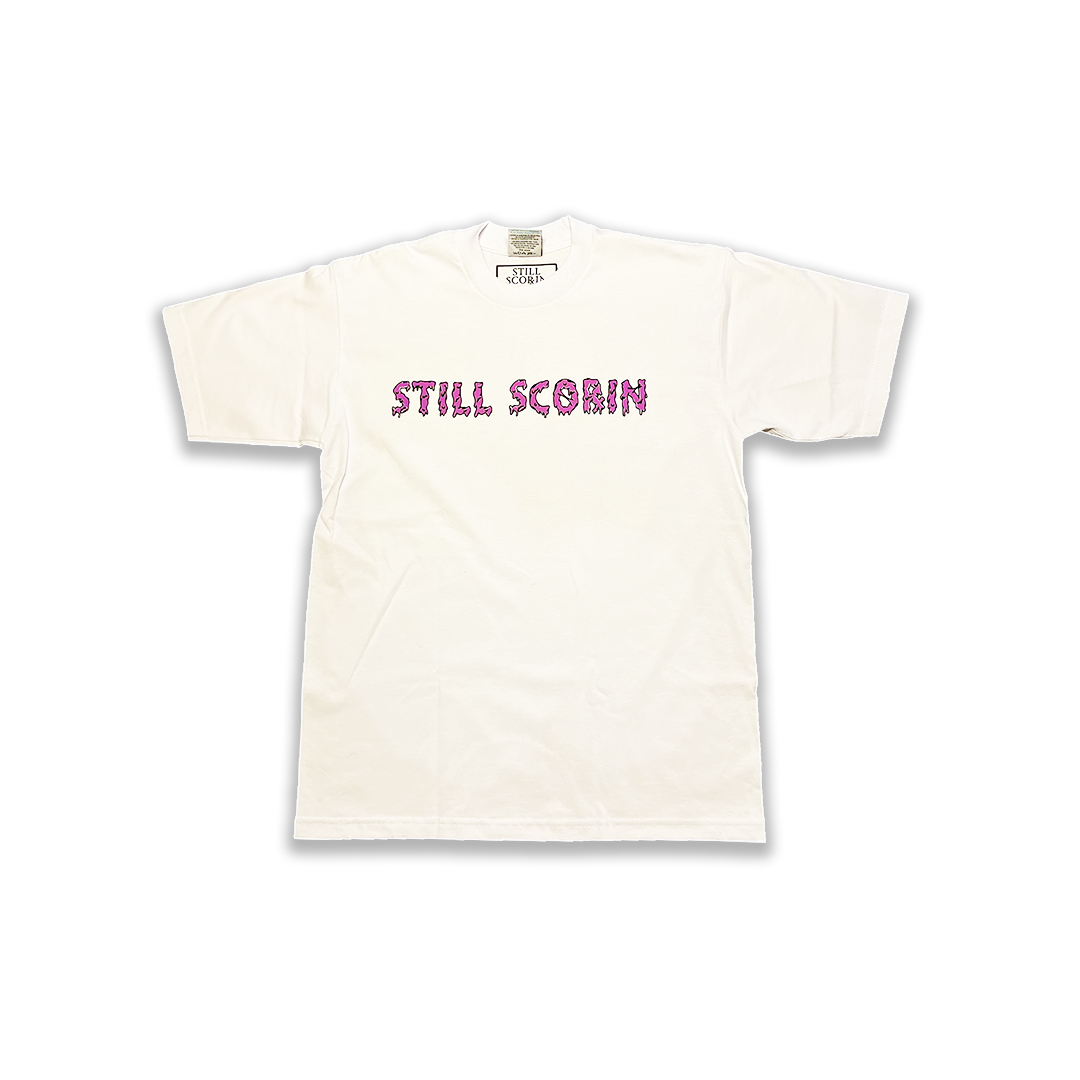 White Still ScoRxin Reflective Tee