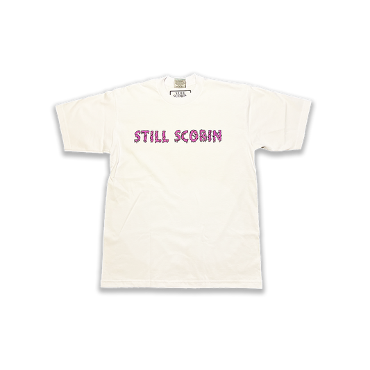 White Still ScoRxin Reflective Tee