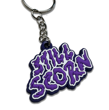 Purple Oil Spill Keychain